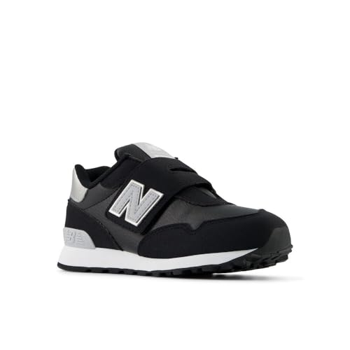 New Balance 515 V1 Lace-up Sneaker, Black, 1.5 US Unisex Little Kid4