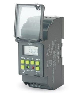 gic make crono daily/weekly timer time switch 85-240vac / dc 1ph 1c/o (cat no: 67ddt0.)
