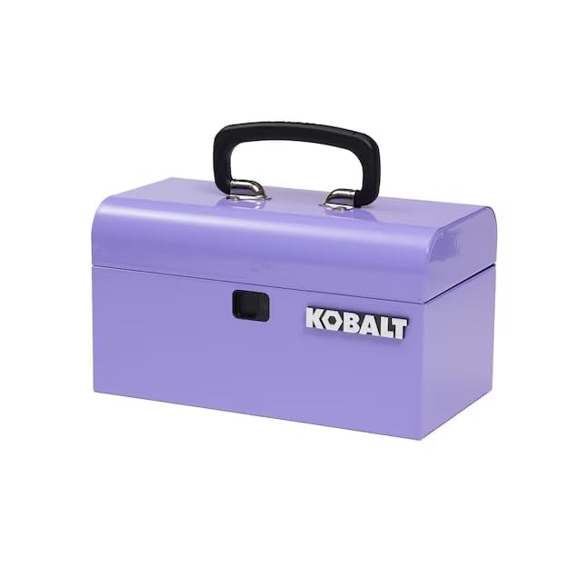K.balt Retro Portable Mini Toolbox Lavender Steel Tool Box