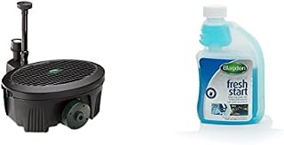 Blagdon Inpond 5-in-1 2000 Easy Care Clean Pond Solution, 10w Pond Pump & Filter with UV Clarifier for Algae Control & Pond Fresh Start, Removes Chlorine, Makes Tap Water Safe for Pond Fish
