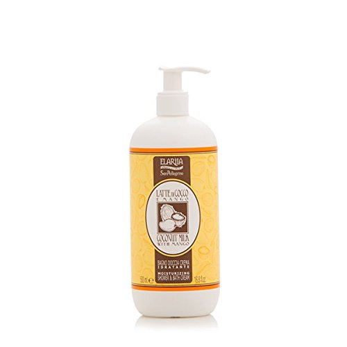 Perlier San Pellegrino Coconut Milk with Mango Mositurizing Bath & Shower Cream 16.8 Fl Oz