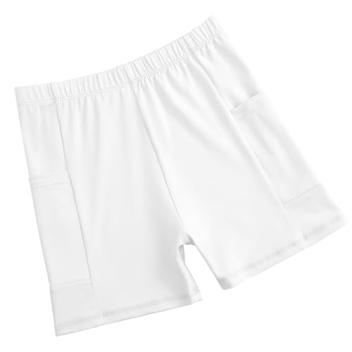 Image of Girls Tennis Dress Golf Outfit Sleeveless Athletic Dresses Polo V Neck Sport Skirt with Pockets 4-13Y