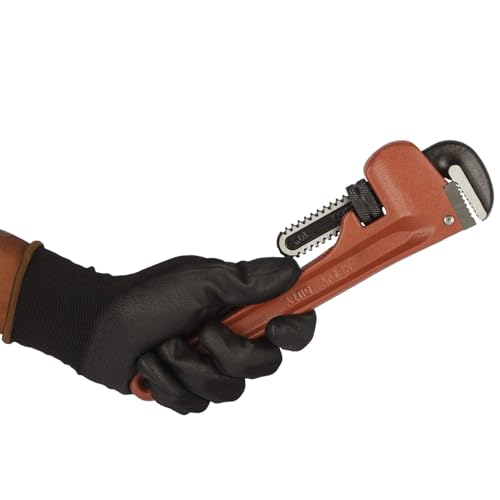 Image of GLOBUS 321 Heavy Duty Adjustable Pipe Wrench Set (10 inch & 12 inch, 2 Pcs) - High Torque Plumbing Tap Spanner | Easy Grip Ranch Pana & Salai Rinch Alternative for Mechanics