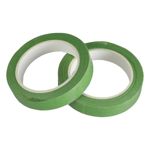 XEGZLH 2pcs Light Green Floral Tape Home Decorative Tape Stem Wire 20m for Flexible & Long Service Adhesive