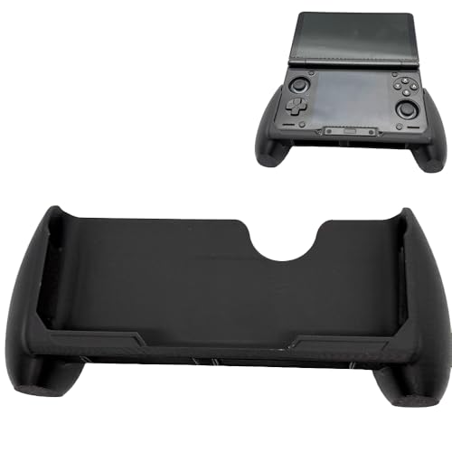 Coque de protection ergonomique pour console de jeu portable AYN THOR avec poignée de maintien et anti-rayures (noir)