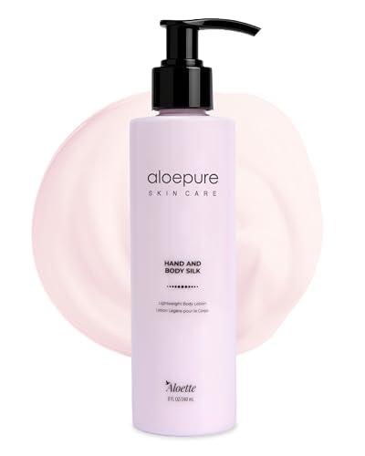 Aloette Hand & Body Silk Lotion - Moisturizer Body Lotion for Dry Skin