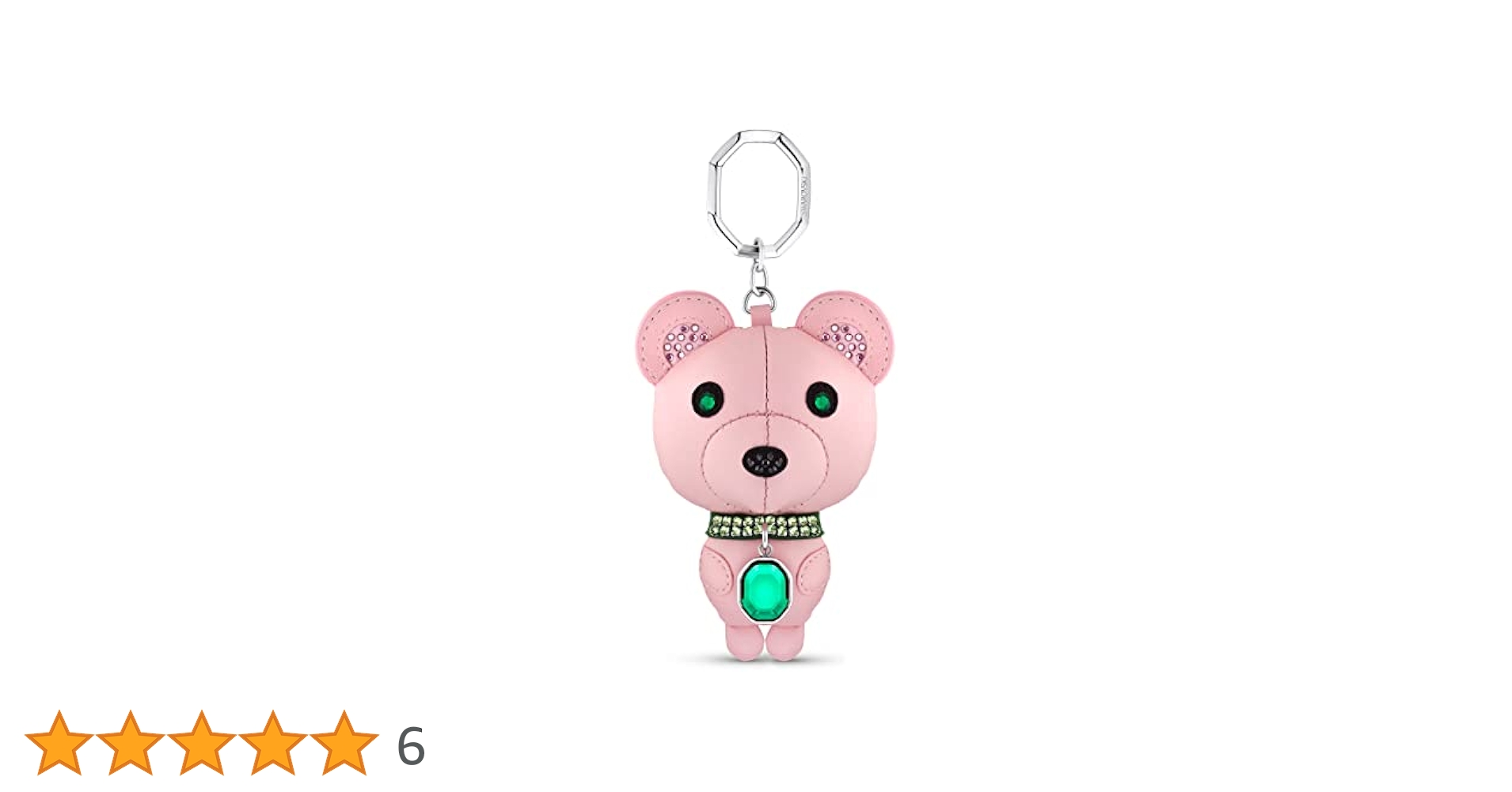 ぴの Swarovski ペアカット キーリング ピンク キーリング, ペアカット, ピンク | Swarovski