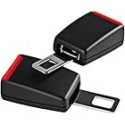 Mniofexk 2PCS Black Belt Shoulder Pads for Extender Most Vehichles SeatCovers Shoulder Universal CarAccessories