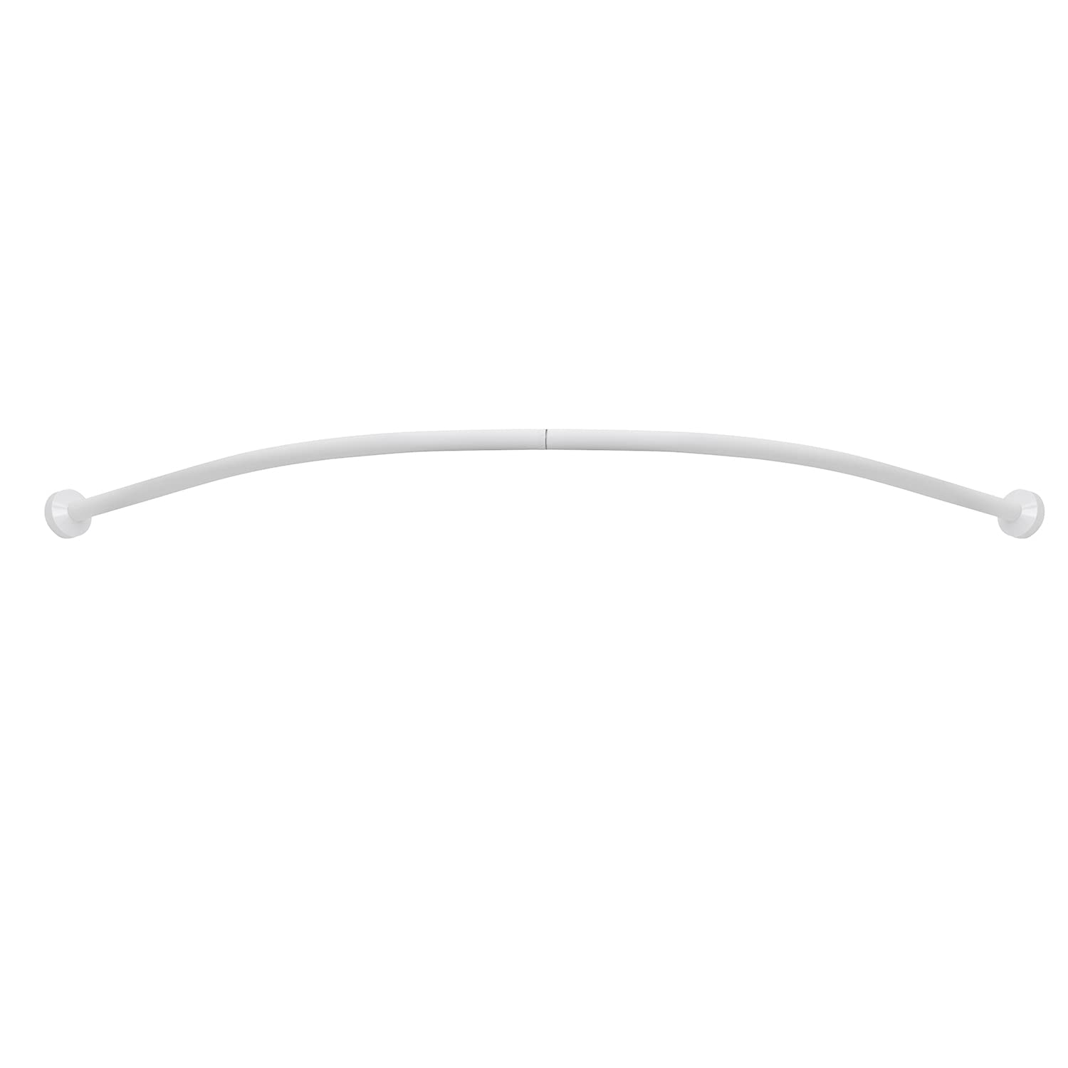 GEDY | Semicircular Shower Rod in Anodized Aluminum, Dimensions 6 x 87 x 87 cm and Weight 0.3 kg