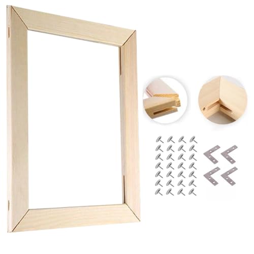 homeemoh 31.5 x 23.6 Inch Wood Canvas Stretcher Bars, Wooden Picture Frames Kit for Oil Painting,Diamond Painting,Canvas,Cross Stitch