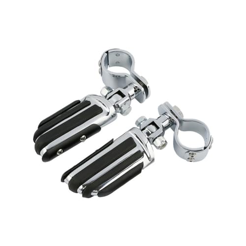 Abrazadera de clavijas de pie de 25 mm, 30 mm, 35 mm, compatible con Harley Touring FLHR Electra Street Glide Sportster XL883 XL1200 GoldWing GL1800 VT750