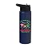Wine Xmas Pajama PJ Funny Men Women Stainless Steel Insulated Water Bottle