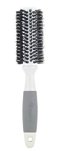 Creative Hair Brushes Solid Barrel Ceramic Mixed Bristles, Medium, 2.9 Ounce