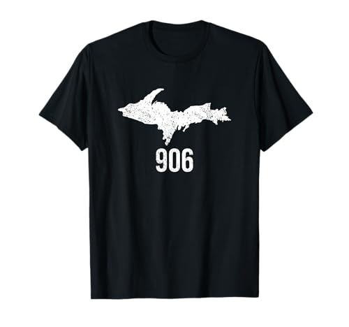 Upper Peninsula UP 906 Yooper Pride Michigan Roots T-Shirt