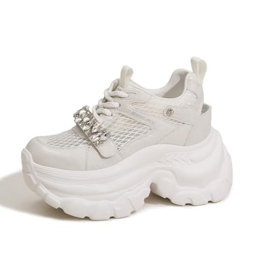 [FANGLI] 9CMgAbv Xj[J[ fB[X Xj[J[ rW[t  Ȃ NbV X|[c bV _bgV[Y EH[LO Cq[ ^C y h FL2339(zCg,24.5cm)