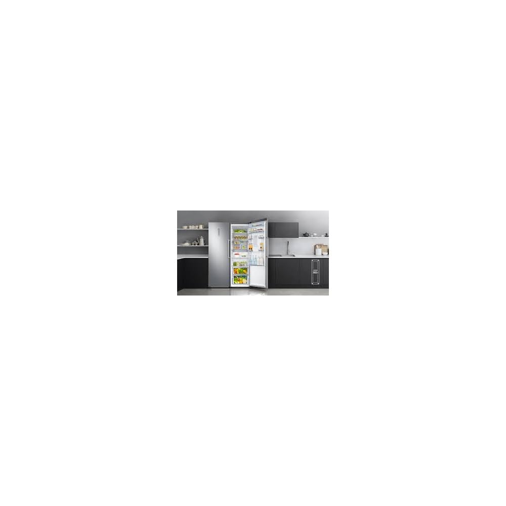 Samsung RR39M7145S9 Frigorifero Monoporta 385 L, 60 cm, Total No Frost, Digital Inverter, Inox, Serie Twin, Libera Installazione, Classe Energetica A++