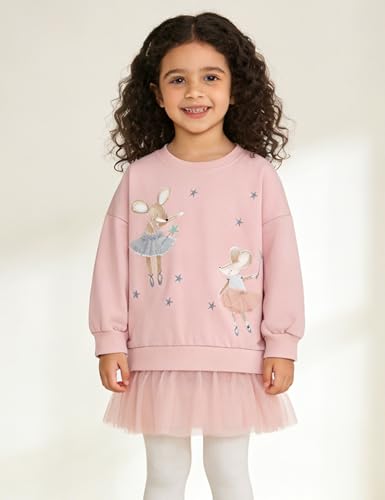 Image of Hongshilian Unisex Kids Cute Cartoon Cotton Sweater Shirt