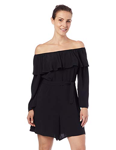 Vestido Casual Macaquinho, Mercatto, Feminino, Preto, P
