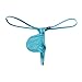 COMLIFE Men's Fashion Breathable Ice Silk Underwear G-String Pouch Thongs Blue L