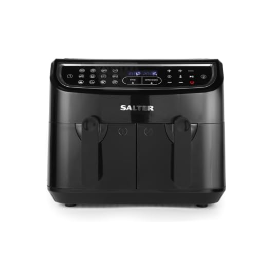 Image of Salter Dual Air Air Fryer 8.2L Dual Drawer With Sync & Match