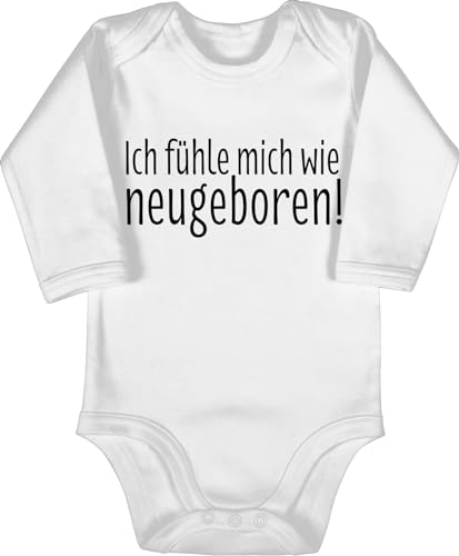 Baby Body langarm Mädchen Junge - Sprüche - Ich fühle mich wie...