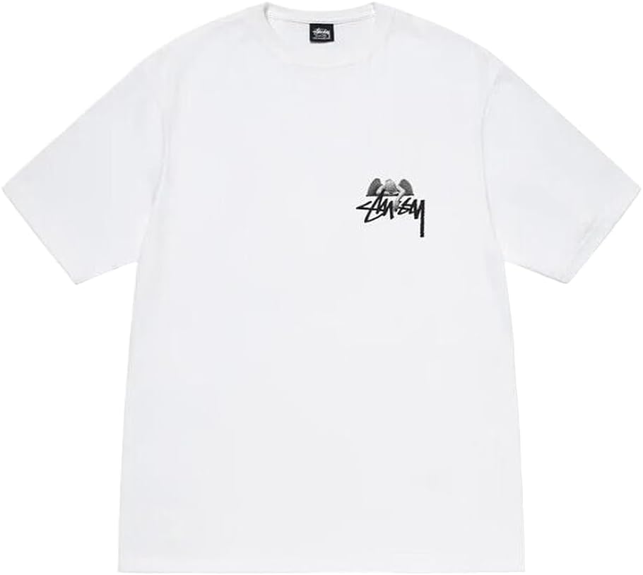 Amazon | [ステューシー] グラフィックプリント半袖Tシャツ ANGEL TEE 