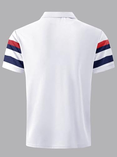 Image of Noble Monk Men's Regular Fit Polo Neck T-Shirt | Half Sleeve