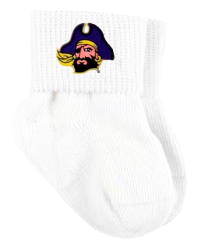 ECU East Carolina Pirates Officially Licensed Baby Socks