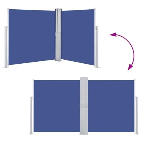 Store latéral extérieur bleu pour sécuriser votre balcon