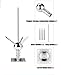 DSLED Lightning Rods for Home, House Roof Kit, Detachable Protection Equipment System Roofs Schools Villas Factories Hospitals Towers Farms (Size : Height 60cm), OneColor