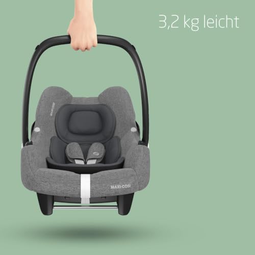 Maxi-Cosi CabrioFix i-Size, Babyschale, 0–12 Monate, max. 12 kg, leichter i-Size Kindersitz (3,2 kg), Sonnenverdeck, gepolsterter Sitz… – Ansicht 3