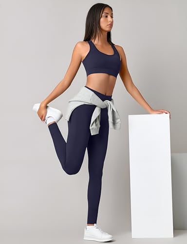 CHARMKING High Waisted Leggings for Women Soft Tummy Control Pants Non See Through Workout Yoga Pants for Running Plus Size - Image 3