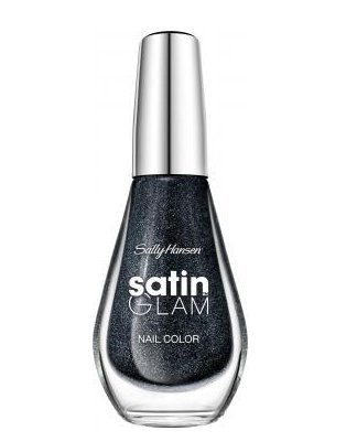 Sally Hansen Satin Glam Nail Color ~ Silk Onyx 08