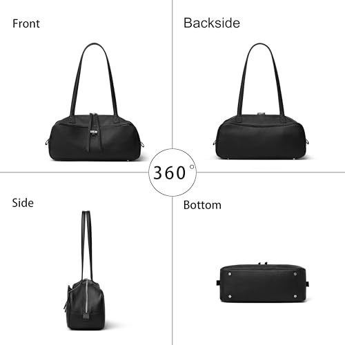 DAILANDO Genuine Leather Shoulder Bag for Women, Medium Designer Top Handle Purses4