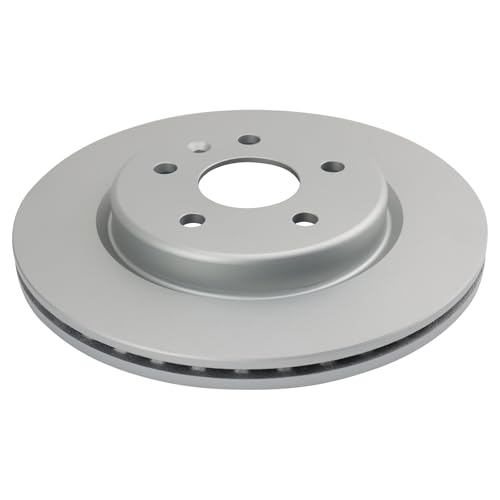 Image of TRQ Rear Brake Pad and Rotor Set Ceramic Coated Rotors