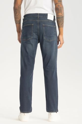 Image of SNITCH Plain Blue Relaxed Fit Jeans