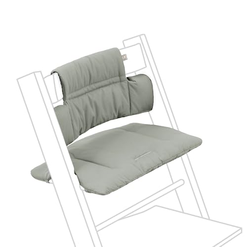 Image of Stokke Tripp Trapp Classic Cushion 2, Glacier Green - Pair with Tripp Trapp Chair or High Chair for Support & Comfort - Machine Washable