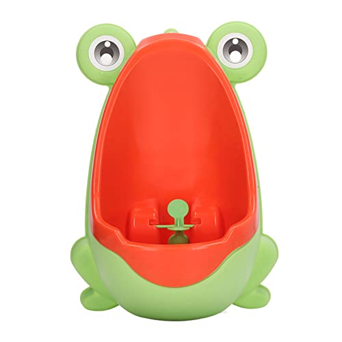 Urinoir enfant en forme d'animal, cible jaune plastique