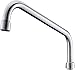 CWM 8“Swivel Gooseneck Spout for CWM Commercial Faucet Only,Brushed Nickel