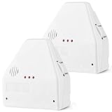 2 Pieces Clap Sound Activated Switches, Voice Light Clap Sound Control Switch Wireless Wall Activated Switch Control for Bedroom Kitchen Living Room Attic TV Appliances, 110 Volts