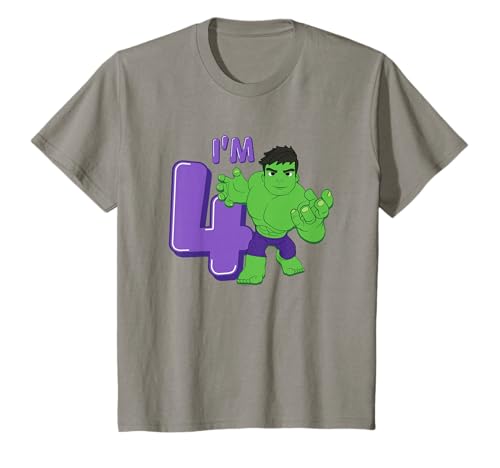 Niños Marvel Hulk Cute Hulk 4th Birthday I