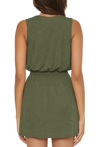 Image of BECCA Breezy Basics Cascade Ruffle Dress
