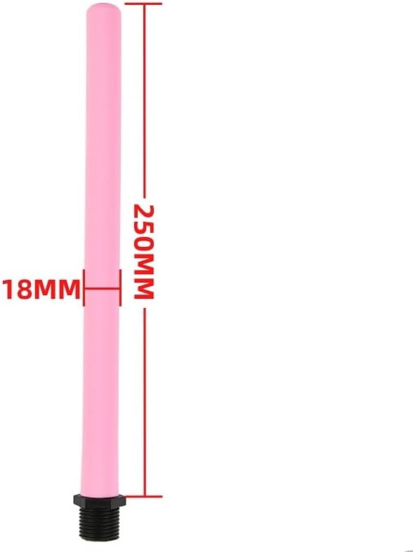 Shower Enema System with On/Off Switch, Shower Douche for Men and Women Portable Cleaner, Enema Nozzle Kit Cleaner Attachment, Pink