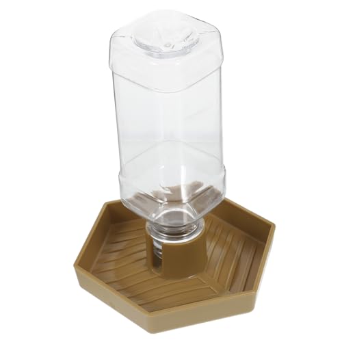 LOEFLIFA 自動給水器 爬虫類用水入れ ヒョウモントカゲモドキ給水ボウル 亀 トカゲの 飲水器 爬虫類水槽アクセサリー