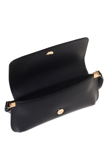 Moschino Borsa Donna Love Piatta a Spalla in Ecopelle Nero BS25MO37 JC4058PP1MLO0000, black, Einheitsgröße3