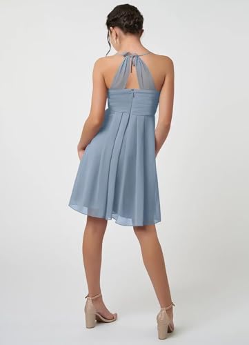 Chiffon Junior Bridesmaid Dress Little Infant Junior Bridesmaid Dresses Halter Flower Girls Dresses for Teen for Junior Flower Girl Dress Little Girls Gowns2