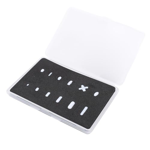 12 Pcs PTFE Stirring Bars Set | - 196℃ to 250℃ Temperature Tolerant | Lab Stirrer Bars for Chemistry/Biology/Industrial Mixing | Non - Reactive with Smooth Rotation