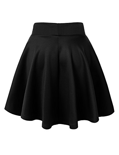 CTC Womens Basic Versatile Strechy Flared Skater Skirt - Made in USA2