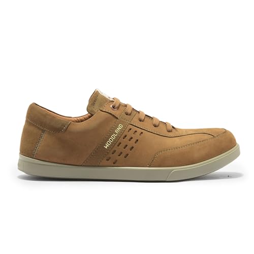 Image of Woodland Men Camel Casual Shoes