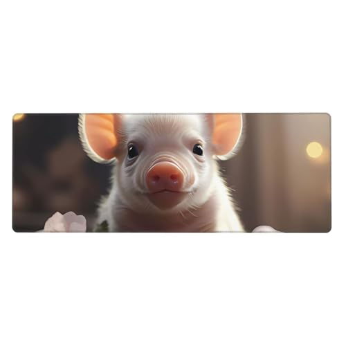 Tapis de clavier cochon mignon pour décorer votre bureau de maison ou studio